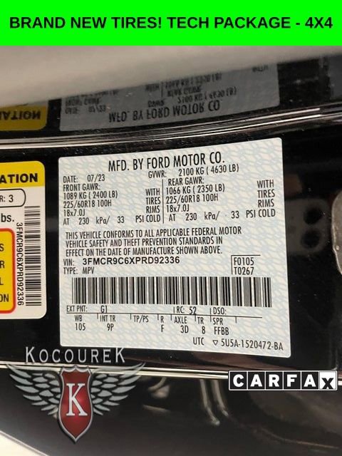 Used 2023 Ford Bronco Sport Outer Banks w/ Tech Package AWD/4WD image 27