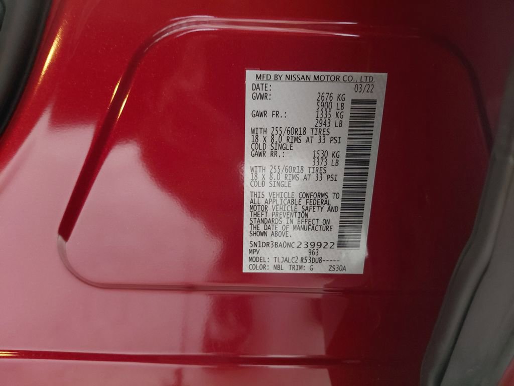 Used 2022 Nissan Pathfinder SV image 23