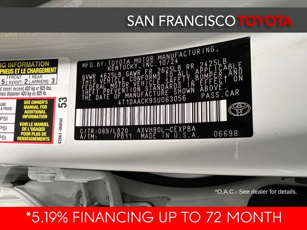 Certified 2025 Toyota Camry XSE FWD image 41