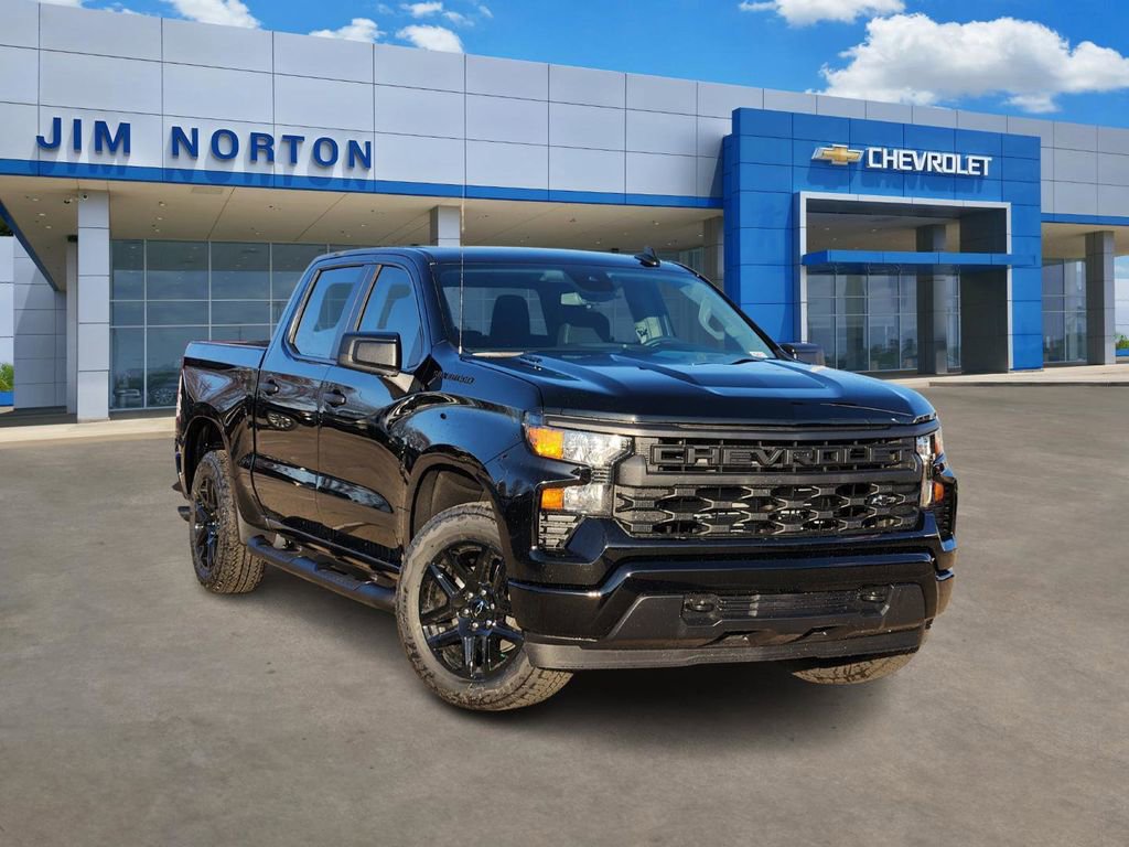 New 2026 Chevrolet Silverado 1500 Custom w/ Turbomax Blackout Package image 1