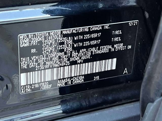 Certified 2022 Toyota RAV4 LE w/ Carpet Mat Package (TMS) image 19