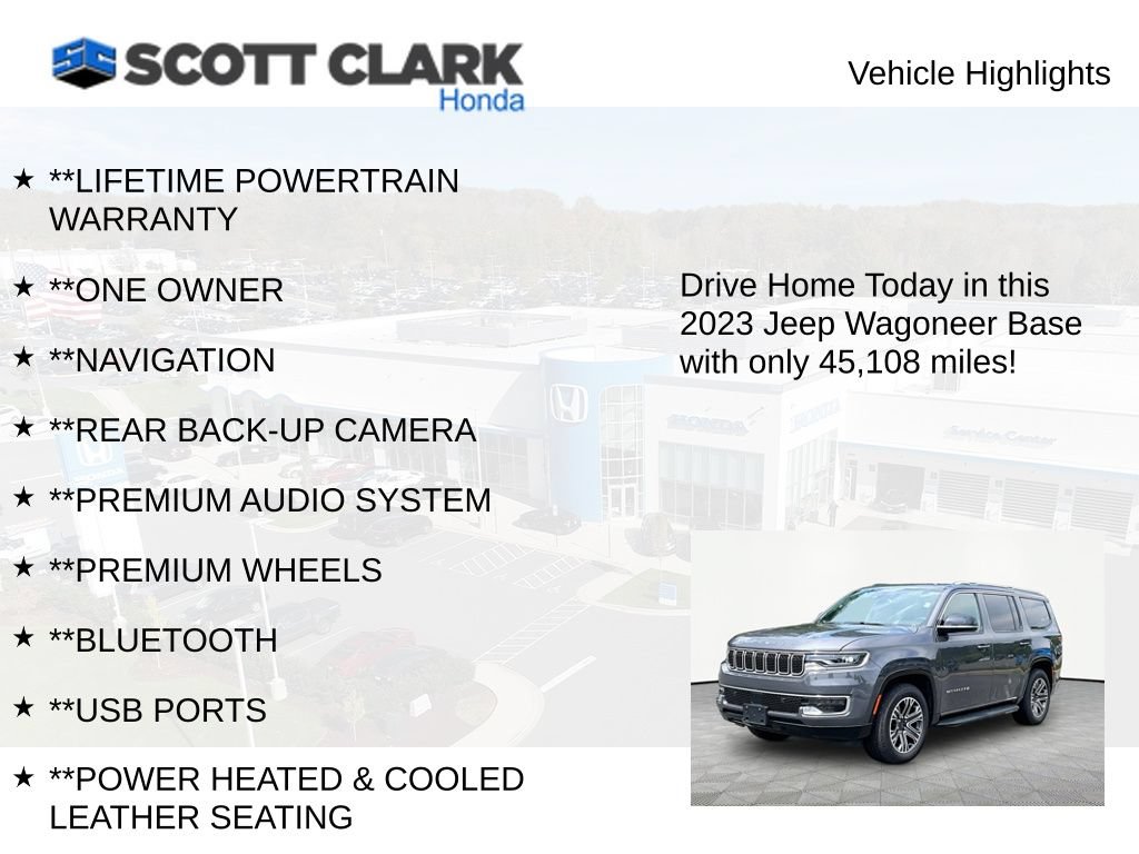 Used 2023 Jeep Wagoneer 4WD w/ Premium Group I image 11