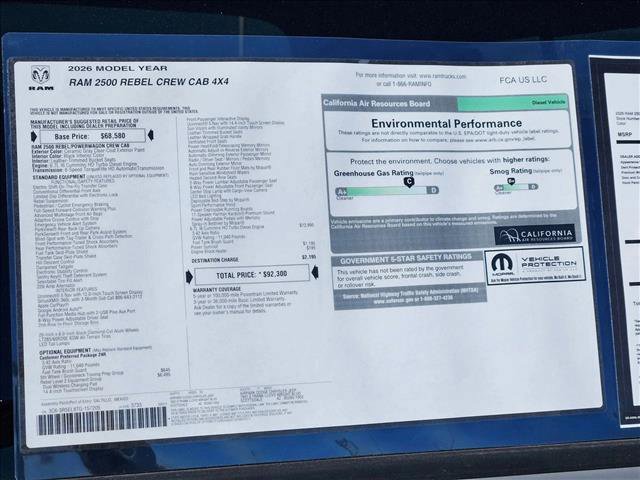 New 2026 RAM 2500 Rebel w/ Rebel Level 2 Equipment Group image 16