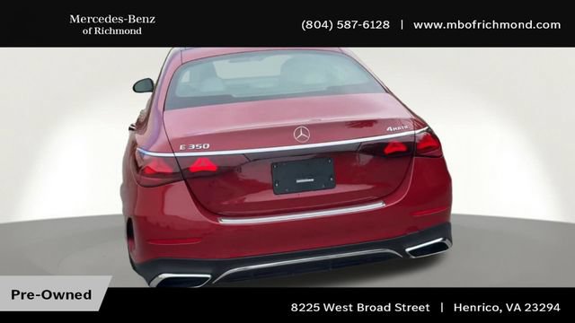 Used 2025 Mercedes-Benz E 350 4MATIC Sedan image 9
