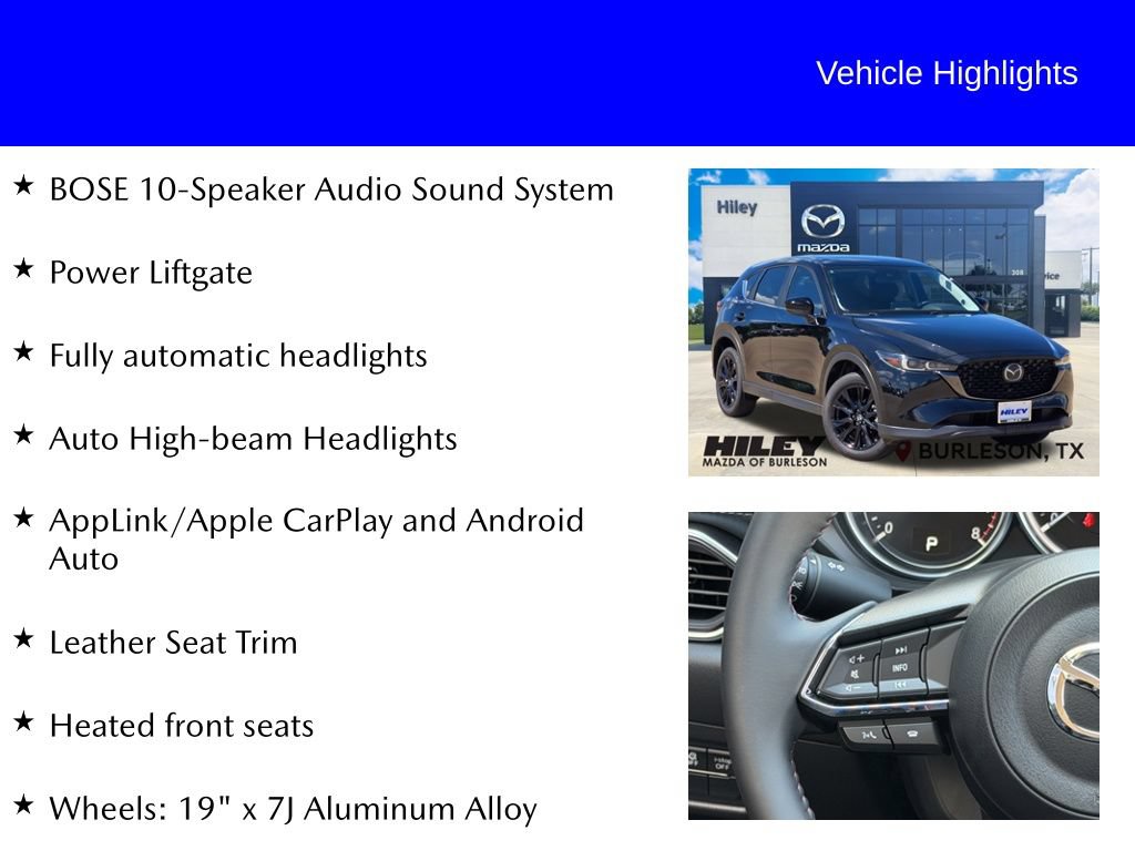 Certified 2025 MAZDA CX-5 Carbon Edition AWD/4WD image 10