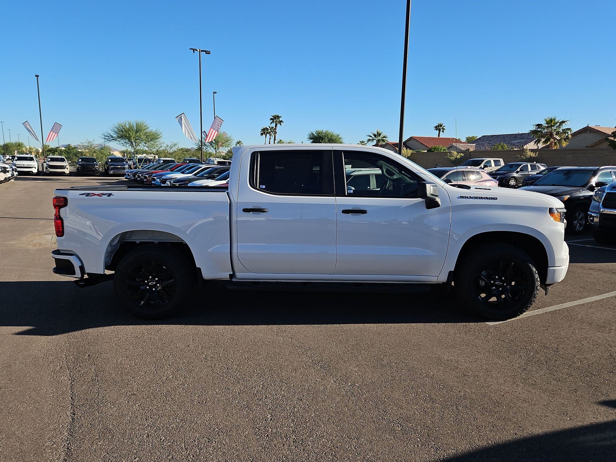 New 2026 Chevrolet Silverado 1500 Custom w/ Turbomax Blackout Package AWD/4WD image 7