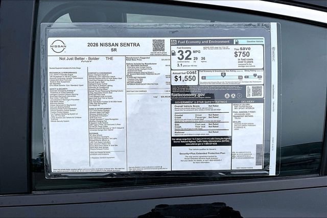 New 2026 Nissan Sentra SR w/ SR All Weather Package image 20