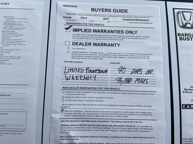 Used 2023 Honda CR-V EX-L image 24