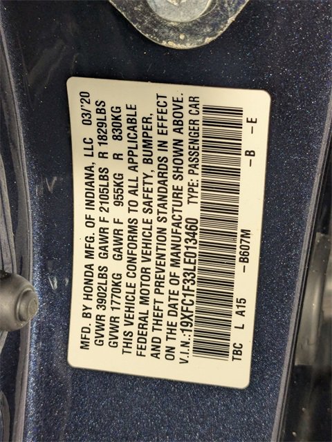 Used 2020 Honda Civic EX image 32