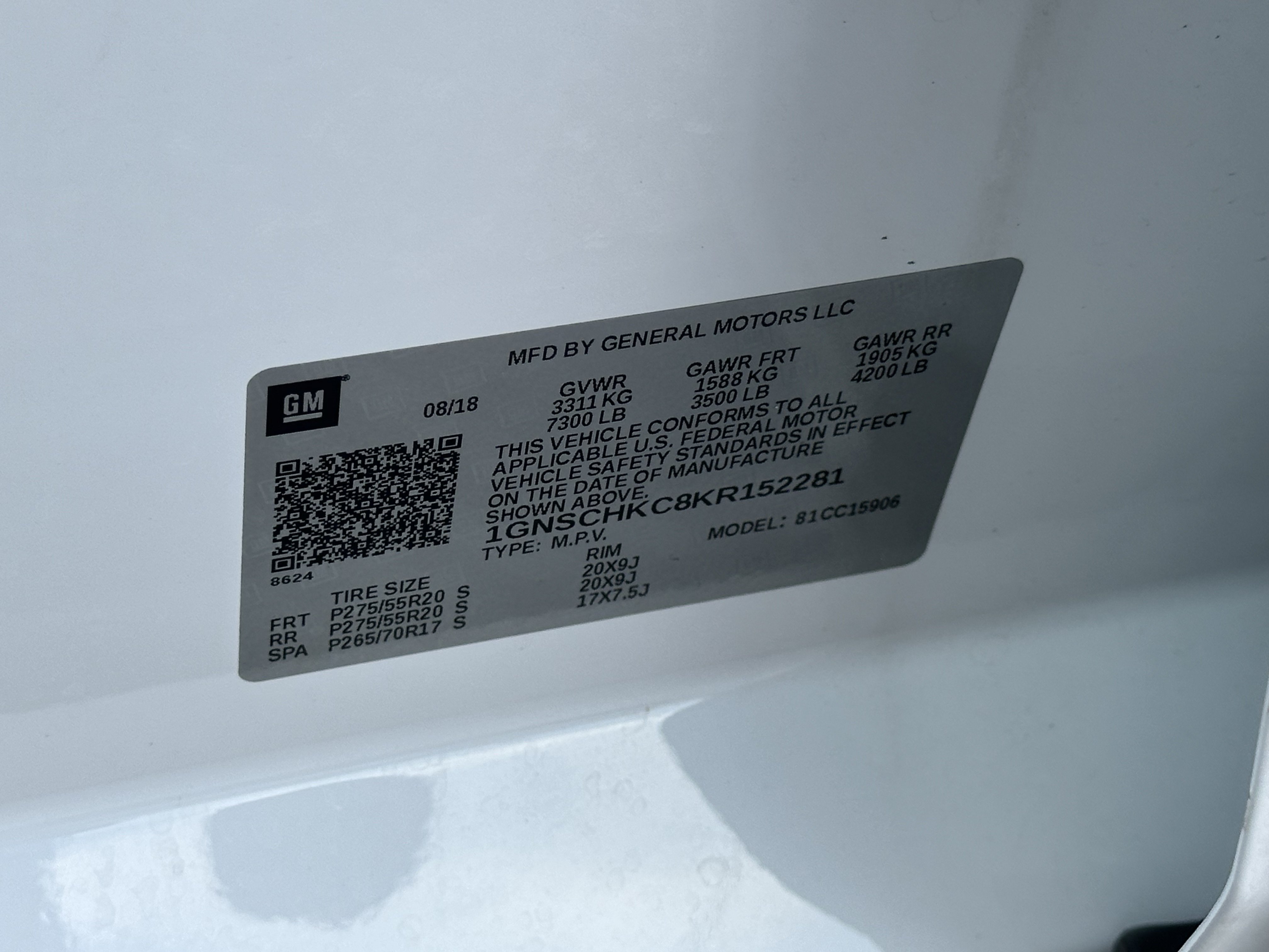 Certified 2019 Chevrolet Suburban LT RWD image 35