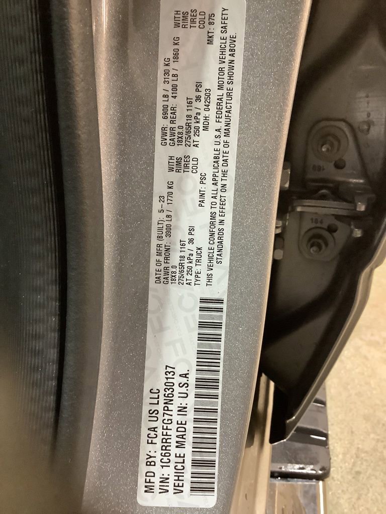 Certified 2023 RAM 1500 Big Horn AWD/4WD image 18