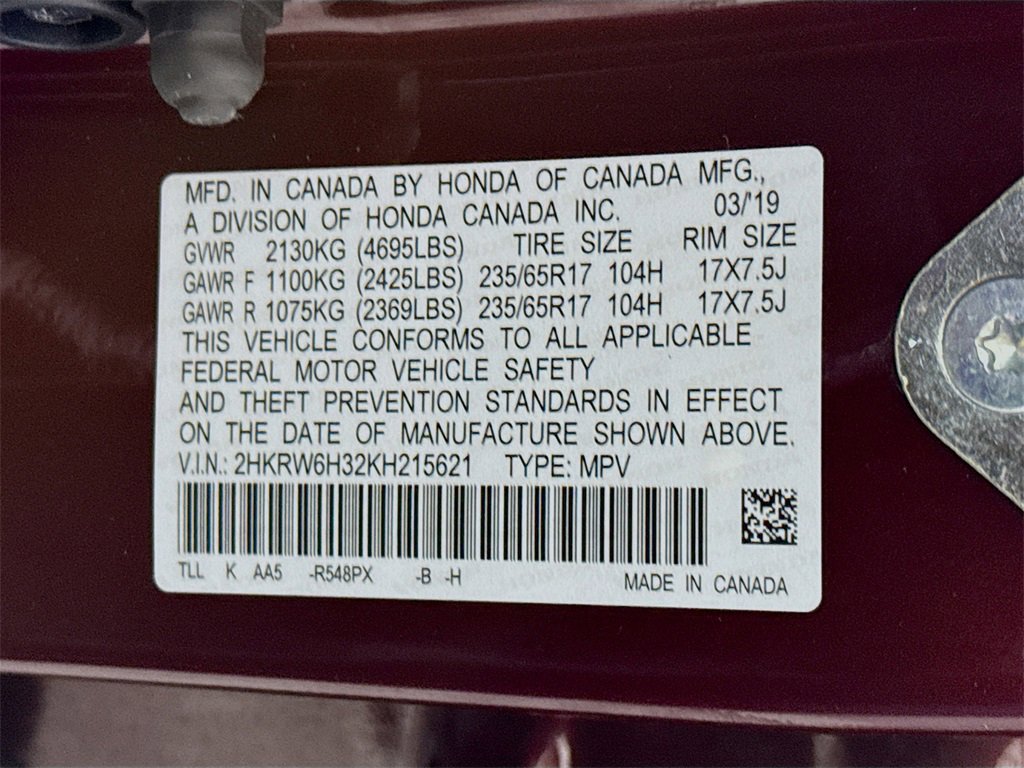 Used 2019 Honda CR-V LX image 33