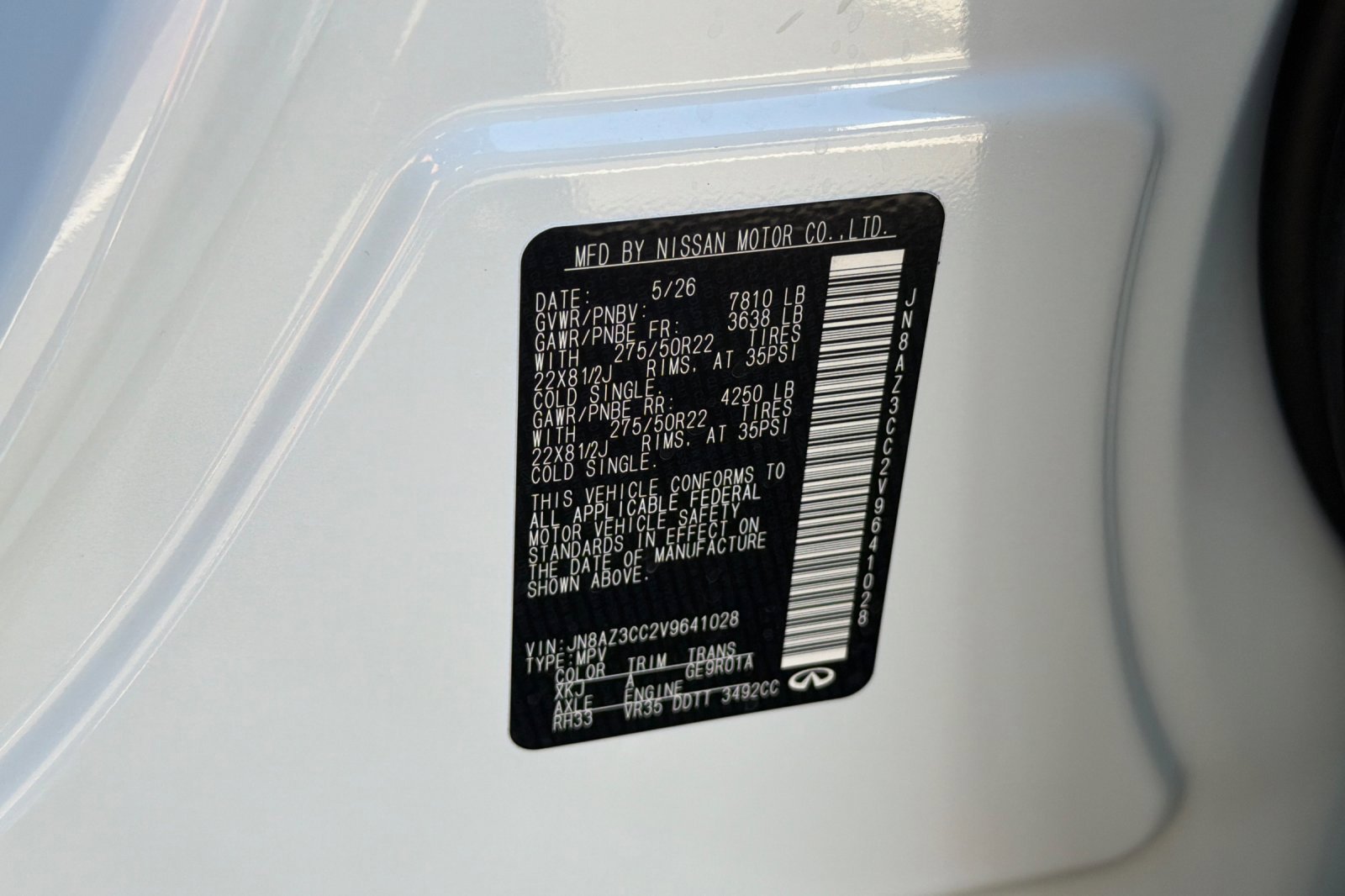 New 2027 INFINITI QX80 Autograph AWD/4WD image 36