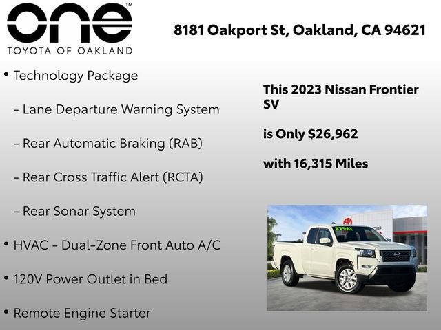 Used 2023 Nissan Frontier SV w/ SV Convenience Package image 22