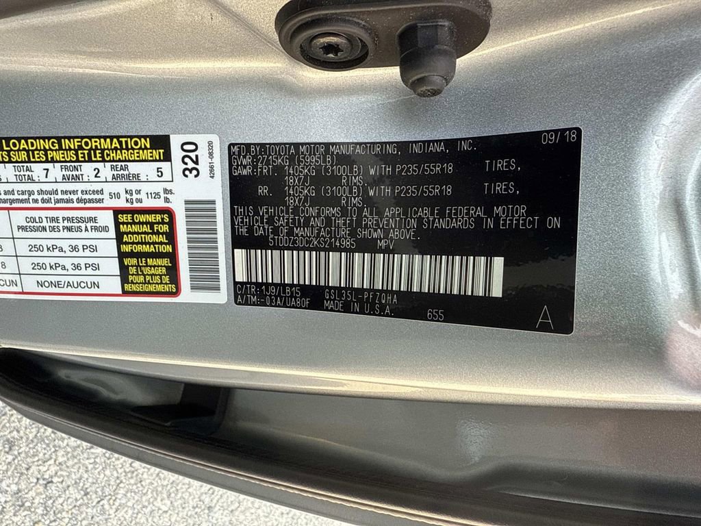 Certified 2019 Toyota Sienna Limited Premium image 13