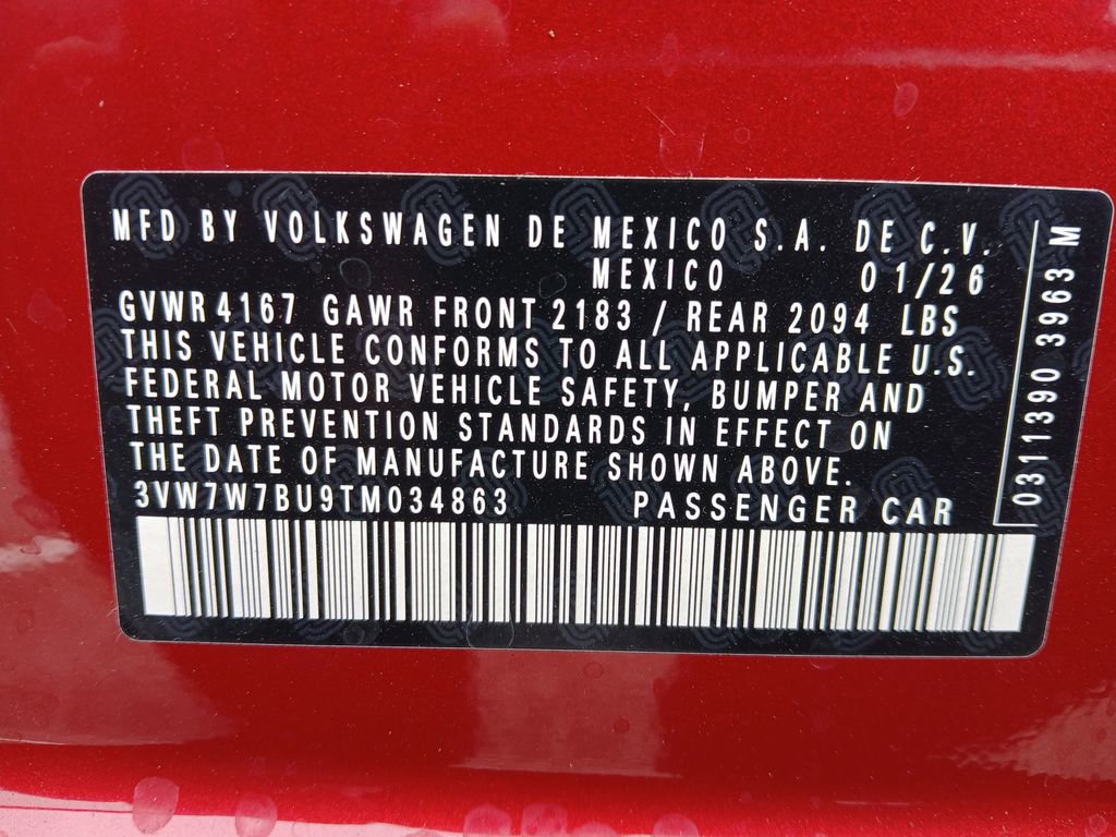 New 2026 Volkswagen Jetta SE image 29