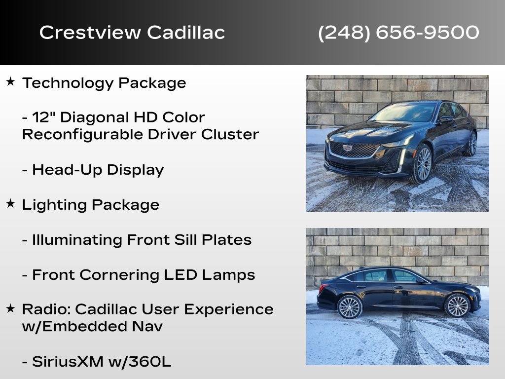 Certified 2022 Cadillac CT5 Premium Luxury w/ Parking Package image 18