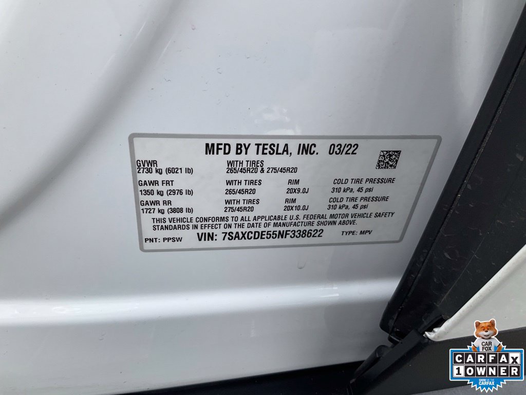 Used 2022 Tesla Model X AWD/4WD image 21