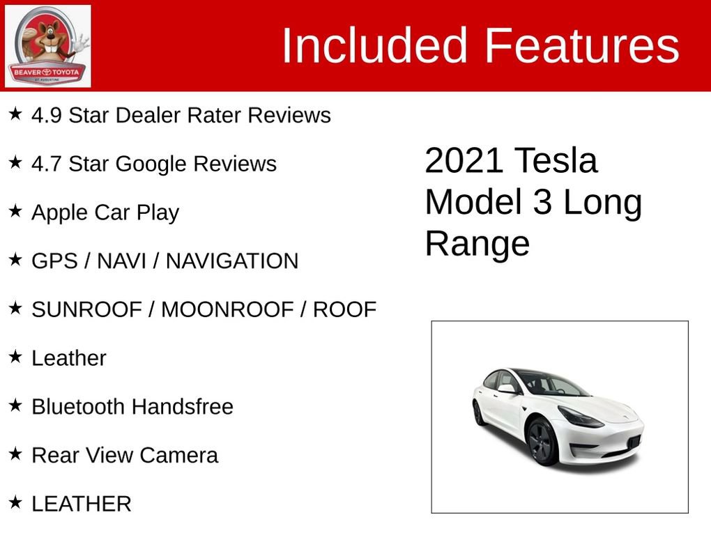 Used 2021 Tesla Model 3 Long Range image 4
