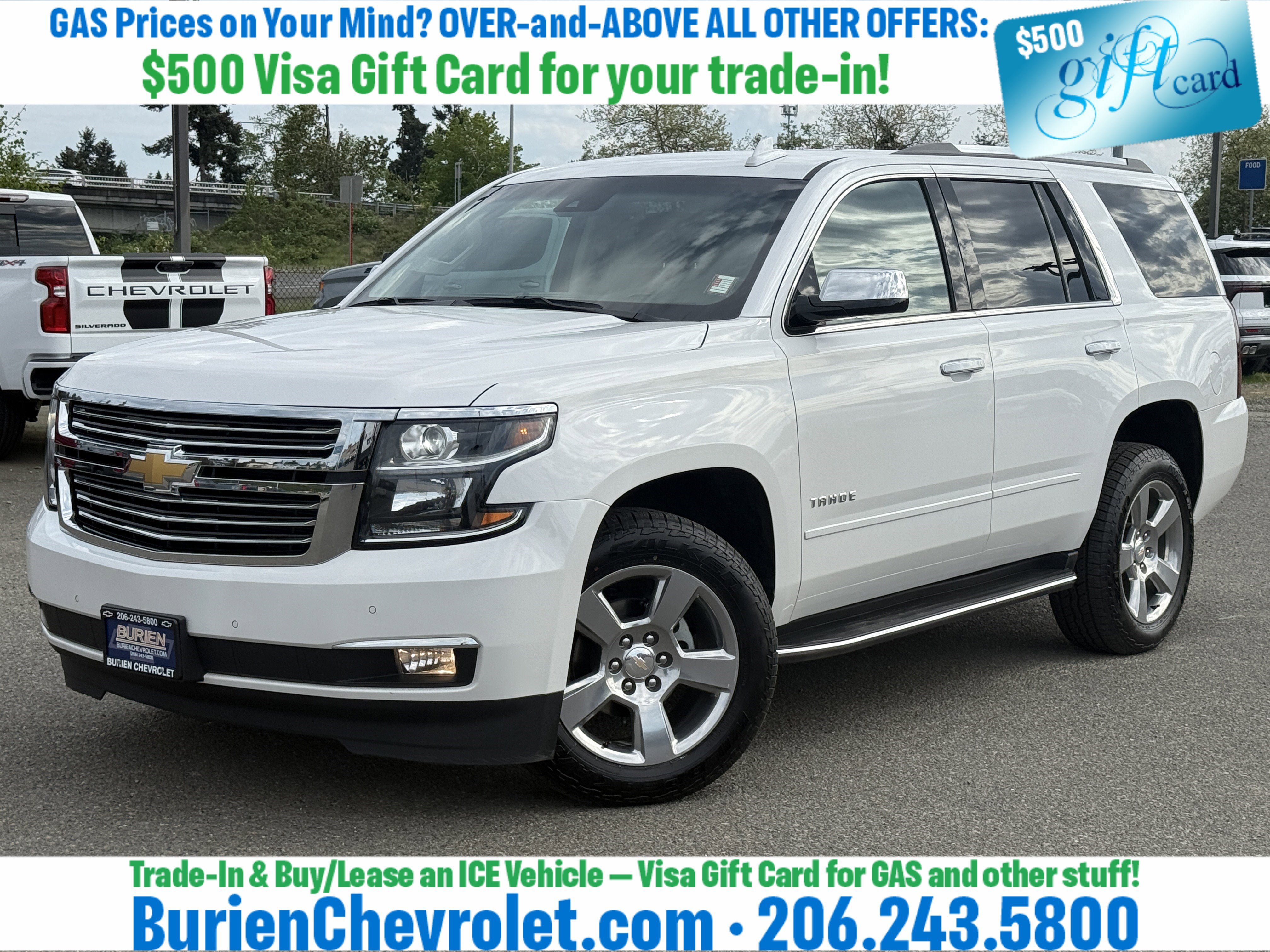 Used 2018 Chevrolet Tahoe Premier w/ Max Trailering Package