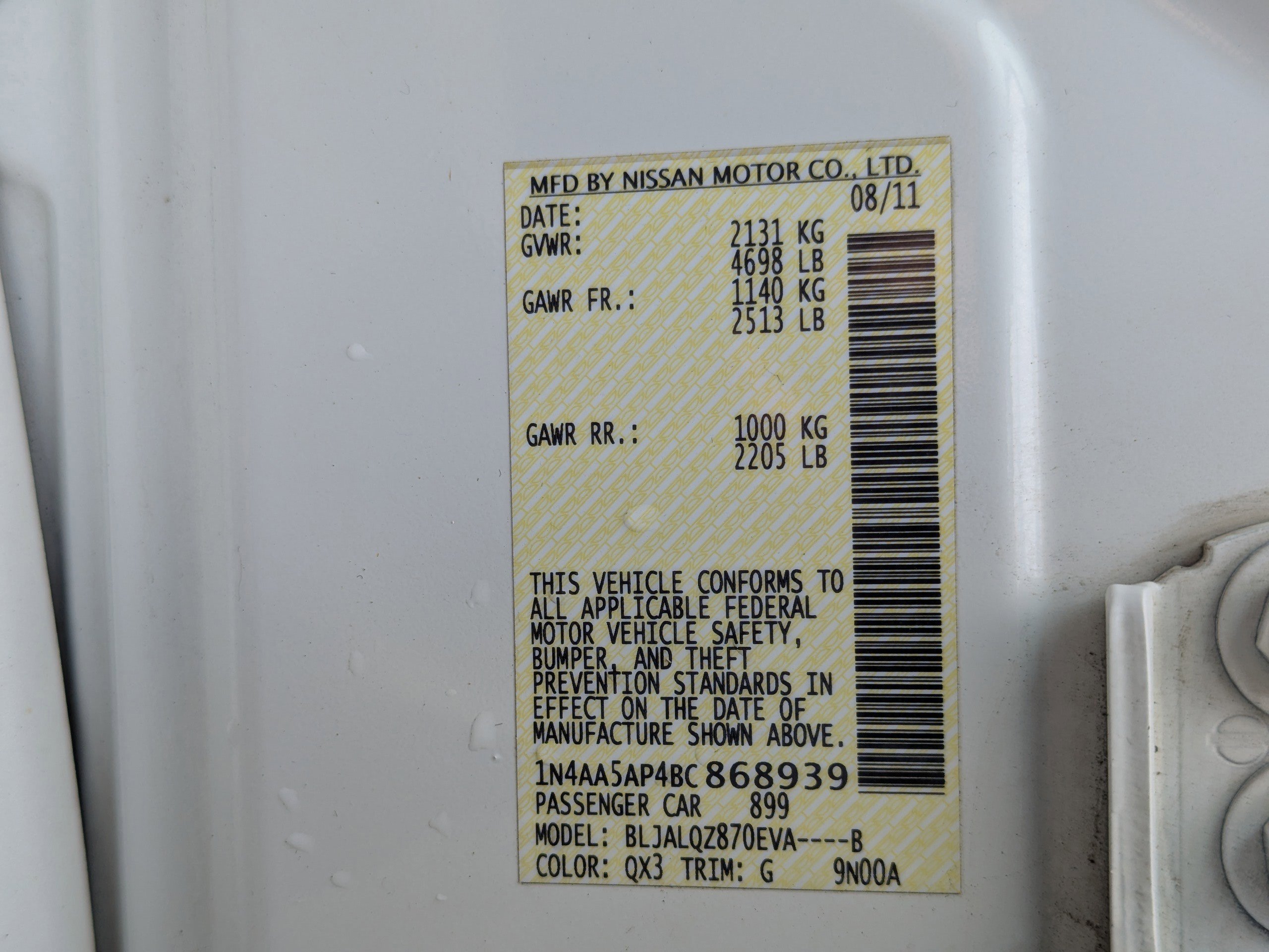 Used 2011 Nissan Maxima 3.5 S FWD image 47