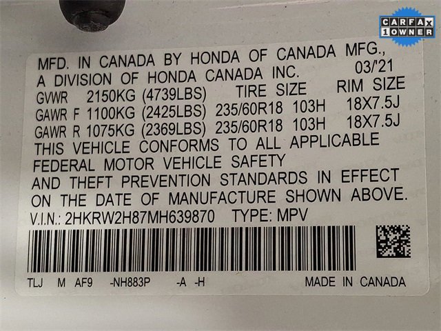 Used 2021 Honda CR-V EX-L image 27