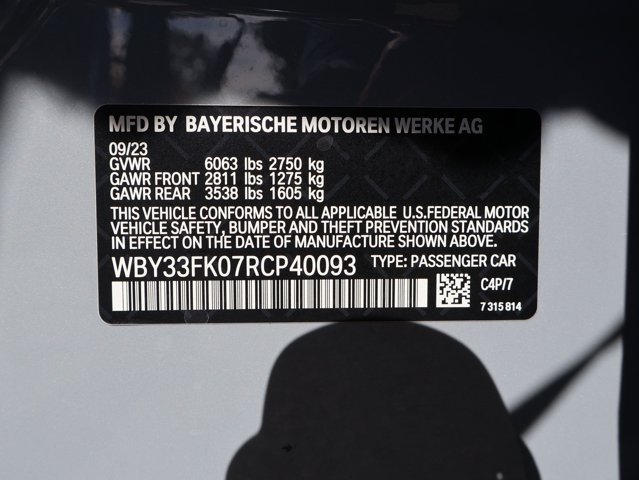 Certified 2024 BMW i5 eDrive40i w/ M Sport Package RWD image 29