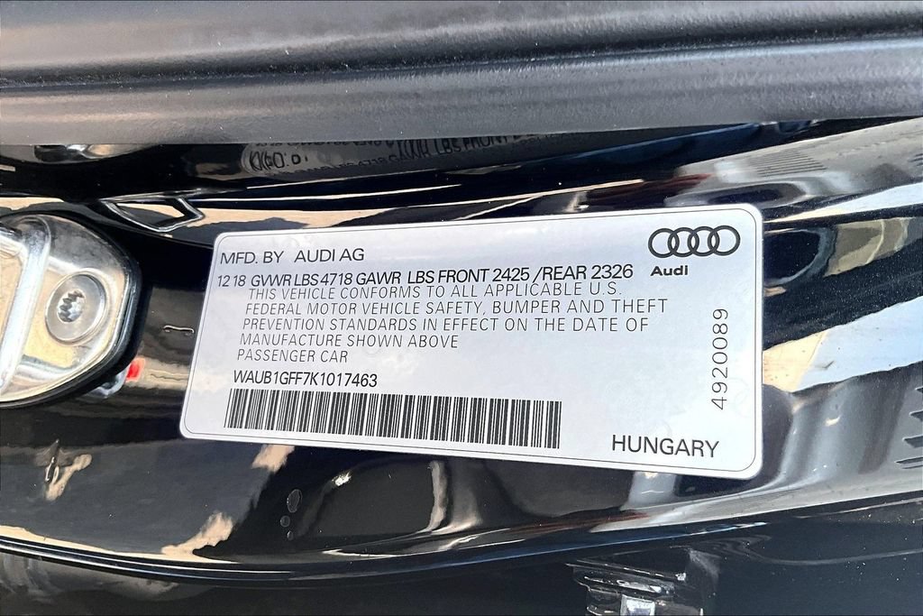 Used 2019 Audi S3 Premium Plus AWD/4WD image 31