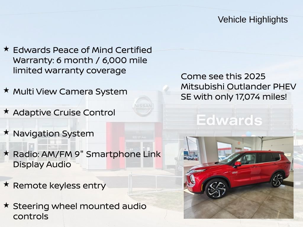 Used 2025 Mitsubishi Outlander SE AWD/4WD image 10