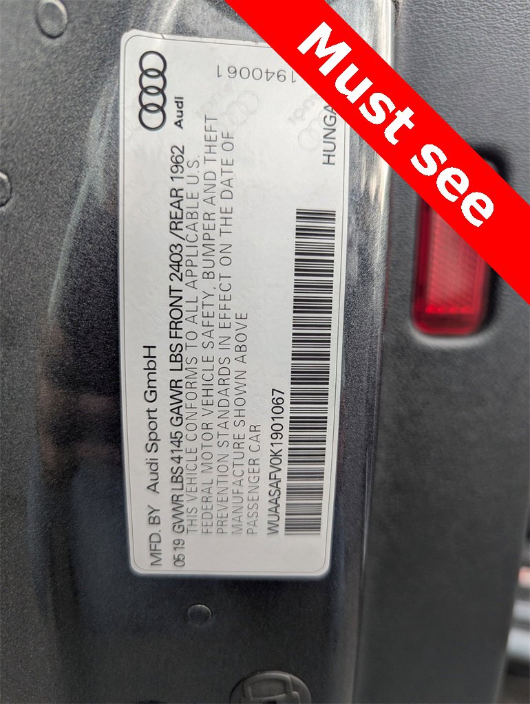 Used 2019 Audi TT RS w/ Technology Package image 32