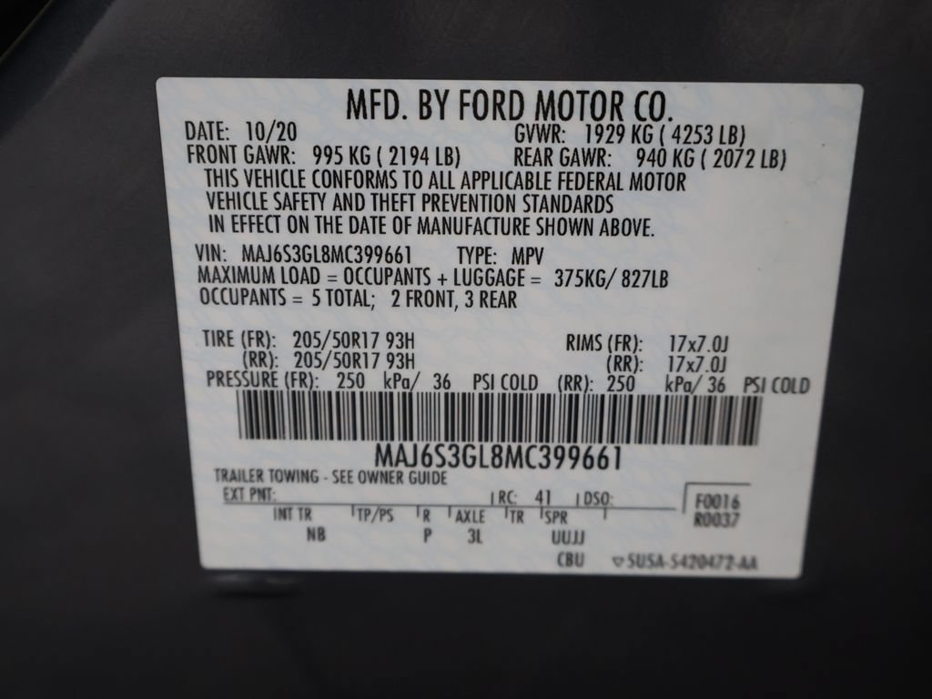 Used 2021 Ford EcoSport SE w/ SE Appearance Package AWD/4WD image 46