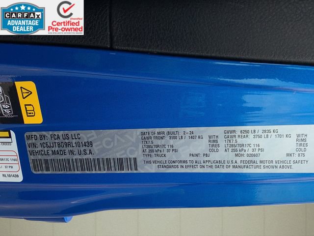Certified 2024 Jeep Gladiator Rubicon image 44