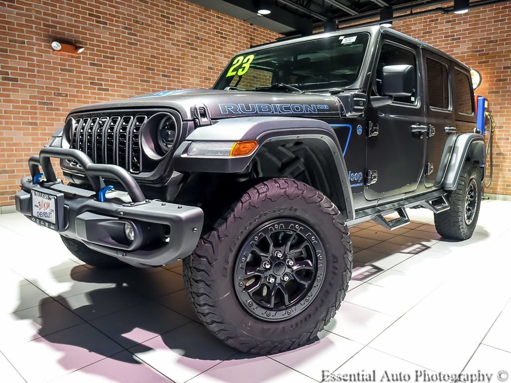 Used 2023 Jeep Wrangler Unlimited Rubicon 4xe AWD/4WD video 2