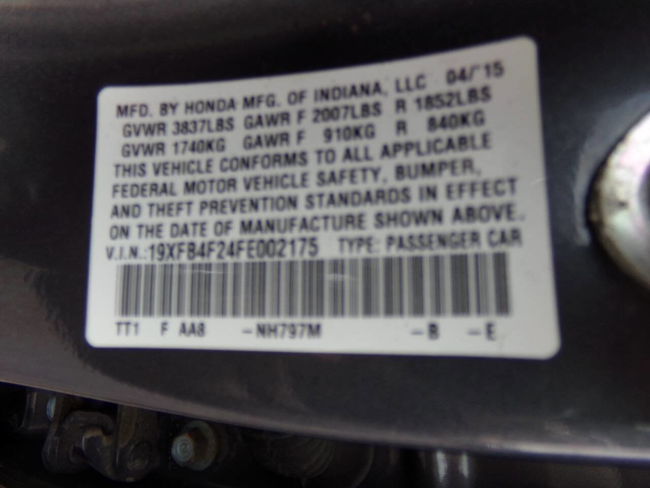 Used 2015 Honda Civic Hybrid Sedan image 49