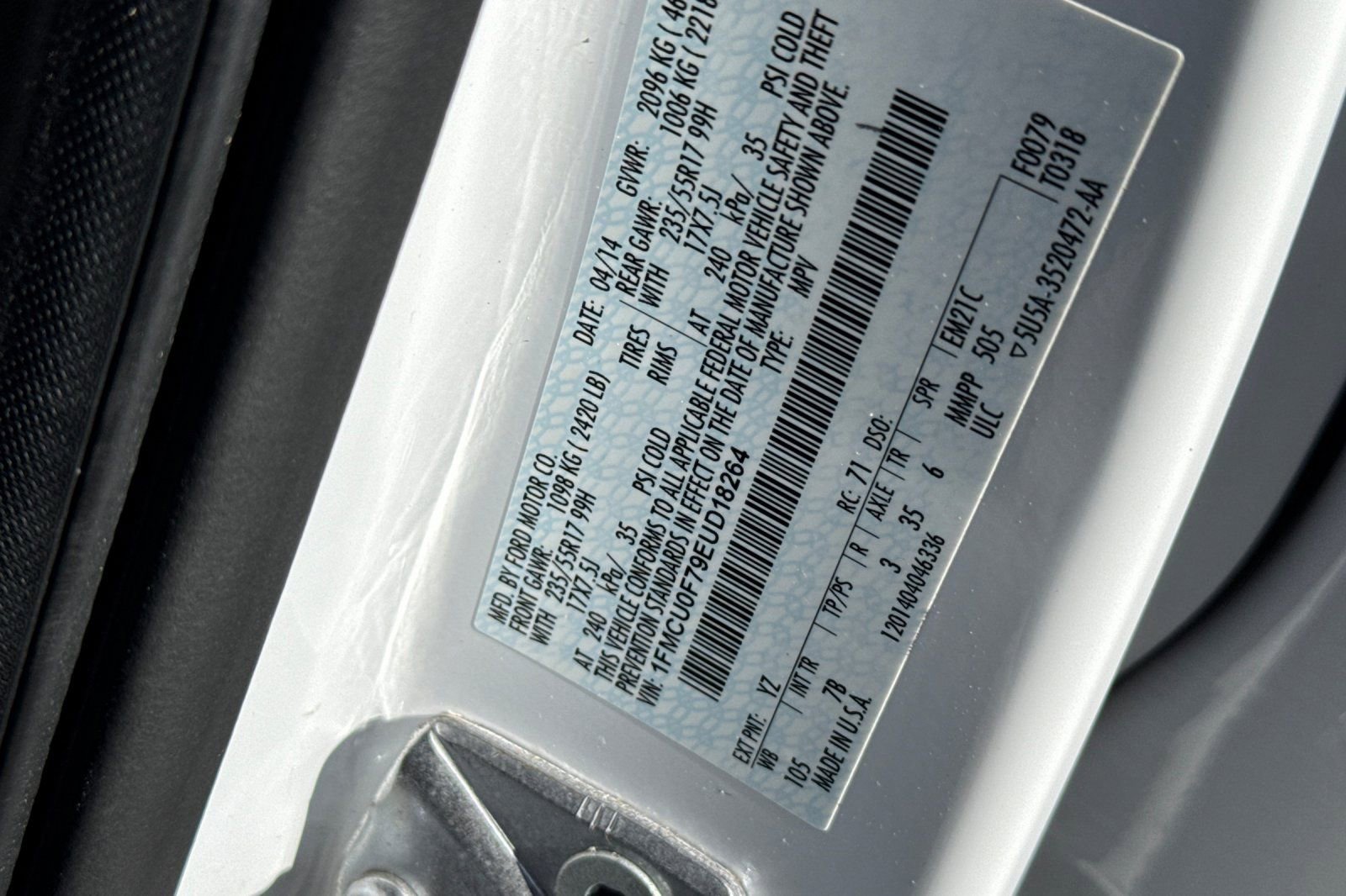 Used 2014 Ford Escape S FWD image 27