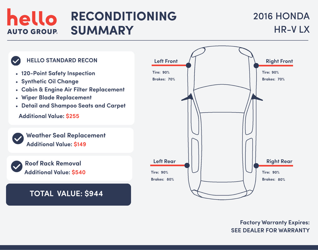 Used 2016 Honda HR-V LX image 3
