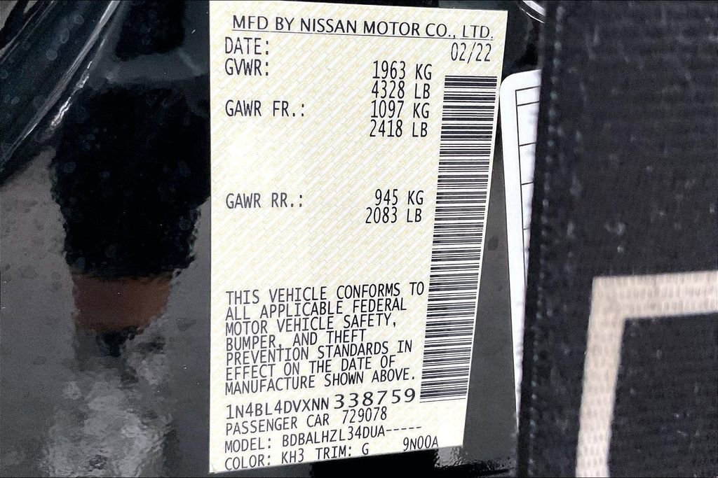 Used 2022 Nissan Altima 2.5 SV image 43