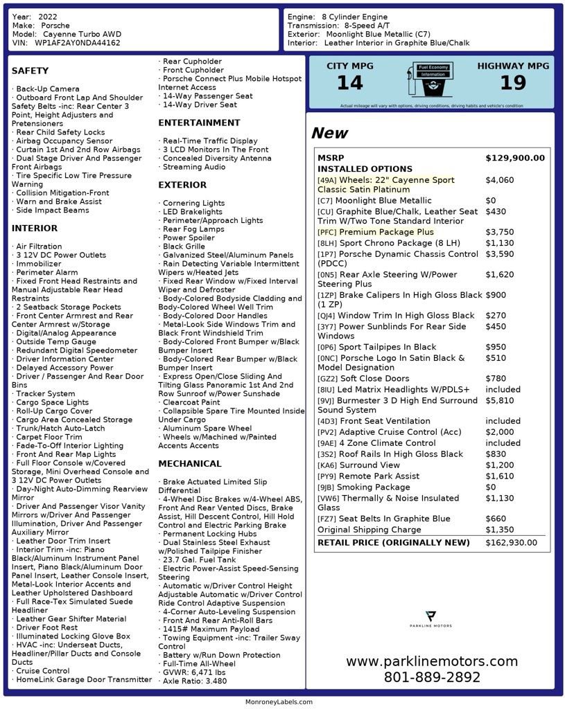 Used 2022 Porsche Cayenne Turbo image 31