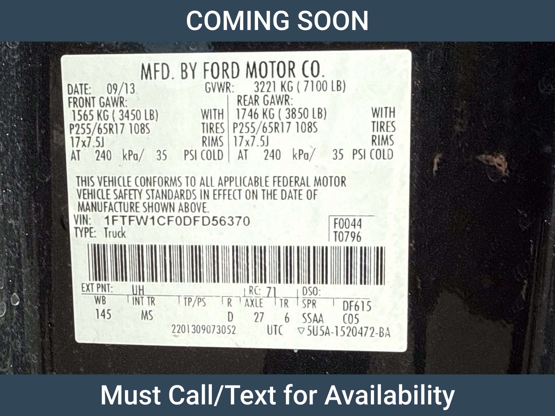 Used 2013 Ford F150 XLT w/ Mid Equipment Group RWD image 13