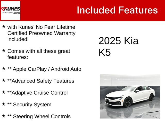 Used 2025 Kia K5 LXS FWD image 4