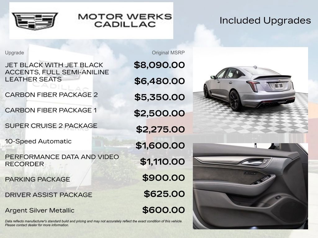 Used 2024 Cadillac CT5 V Blackwing w/ Carbon Fiber Package 2 image 9