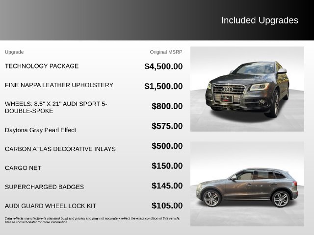 Used 2016 Audi SQ5 Premium Plus w/ Technology Package AWD/4WD image 9