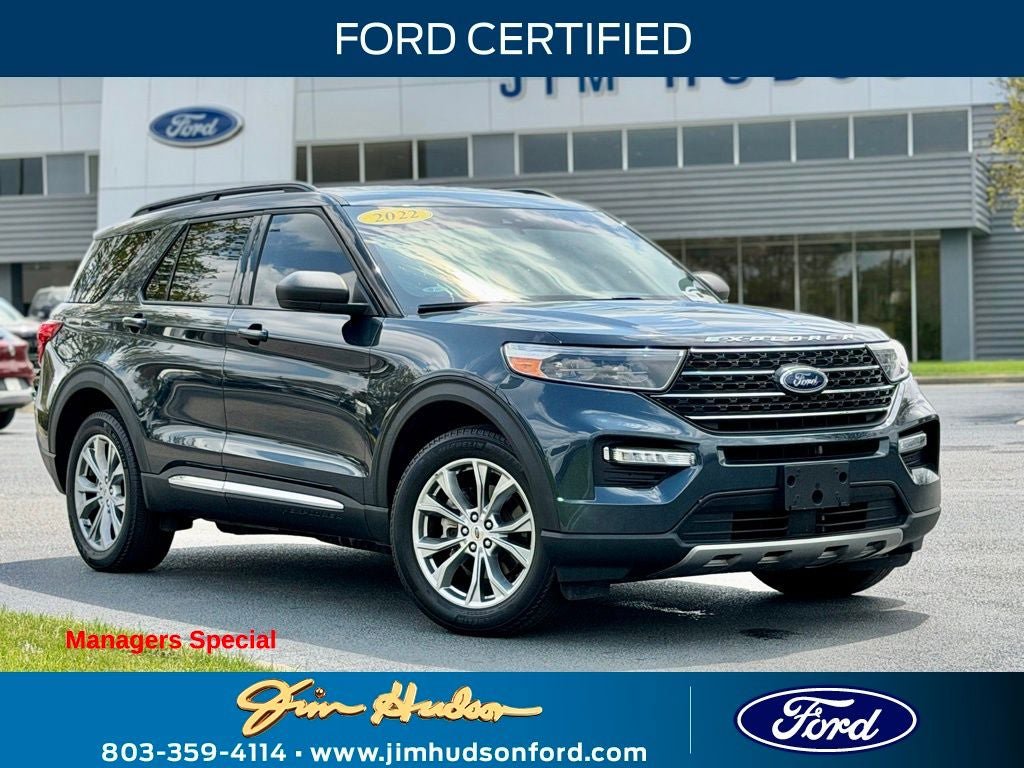 Certified 2022 Ford Explorer XLT w/ Equipment Group 202A