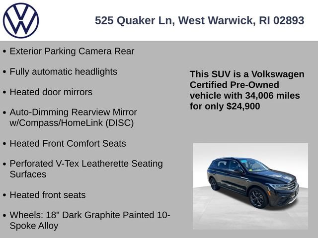 Certified 2023 Volkswagen Tiguan SE image 13