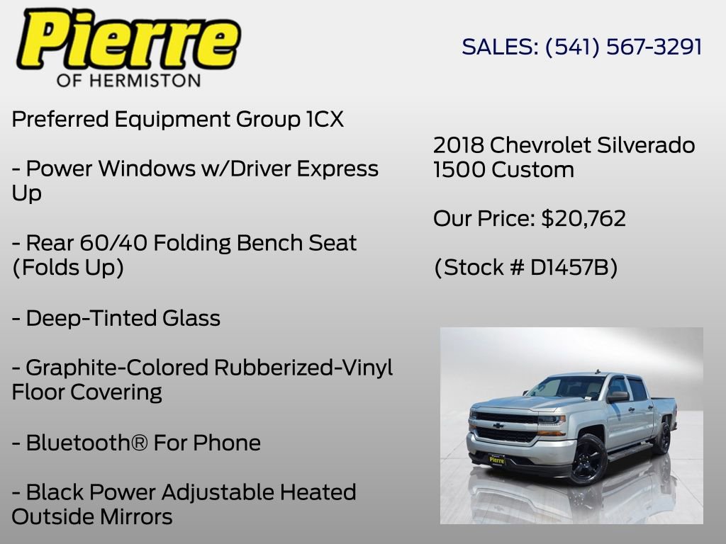 Used 2018 Chevrolet Silverado 1500 Custom w/ Rally 1 Edition image 6