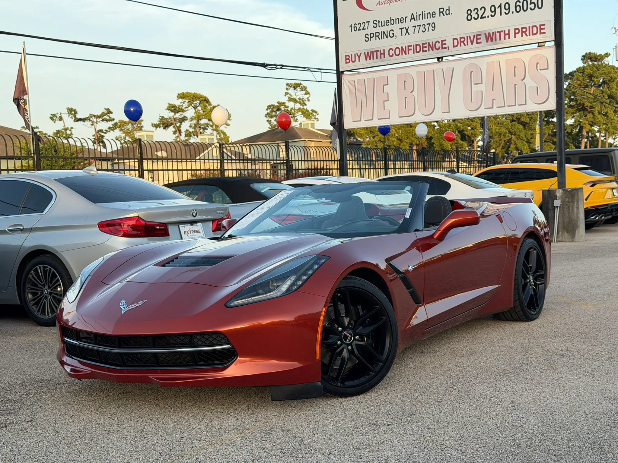 Used 2015 Chevrolet Corvette Stingray Convertible w/ 3LT Preferred Equipment Group RWD image 1