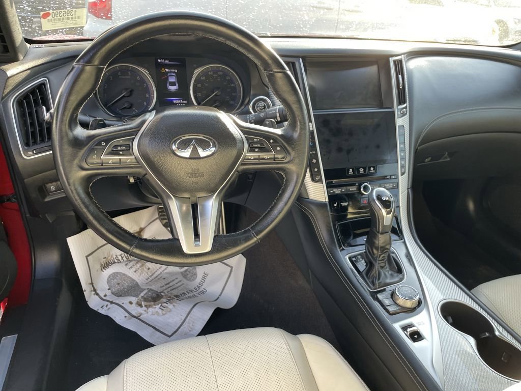Used 2018 INFINITI Q60 Red Sport 400 w/ Pro Active Package image 2
