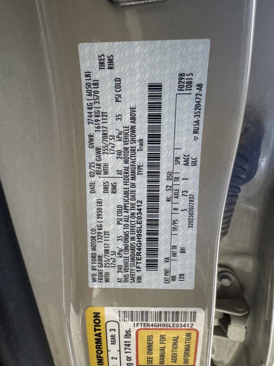 Used 2025 Ford Ranger XLT w/ Equipment Group 301A High image 46