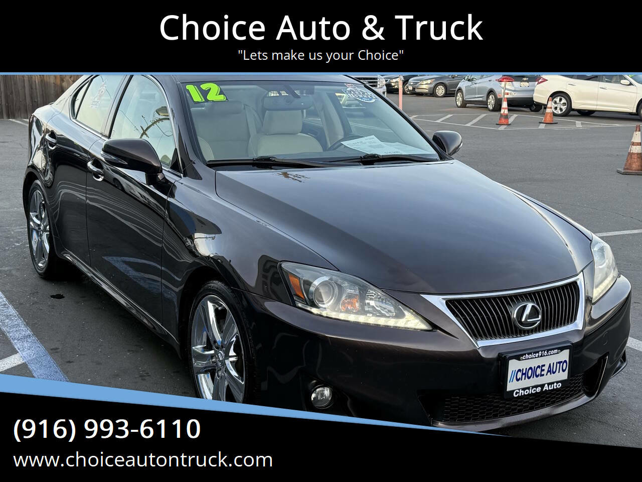 Used 2012 Lexus IS 250 Base 4dr Sedan 6A