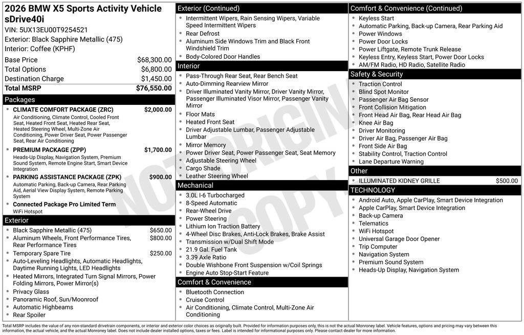 New 2026 BMW X5 sDrive40i RWD image 30